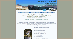 Desktop Screenshot of dorsetrvpark.com